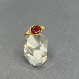 PINK TOURMALINE AND DIAMOND RING