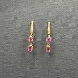 PINK SAPPHIRE EARRINGS