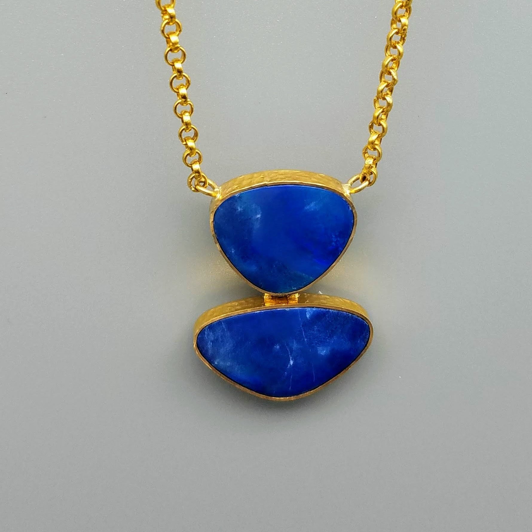 AUSTRALIAN OPAL GOLD NECKLACE SONIA TONKIN