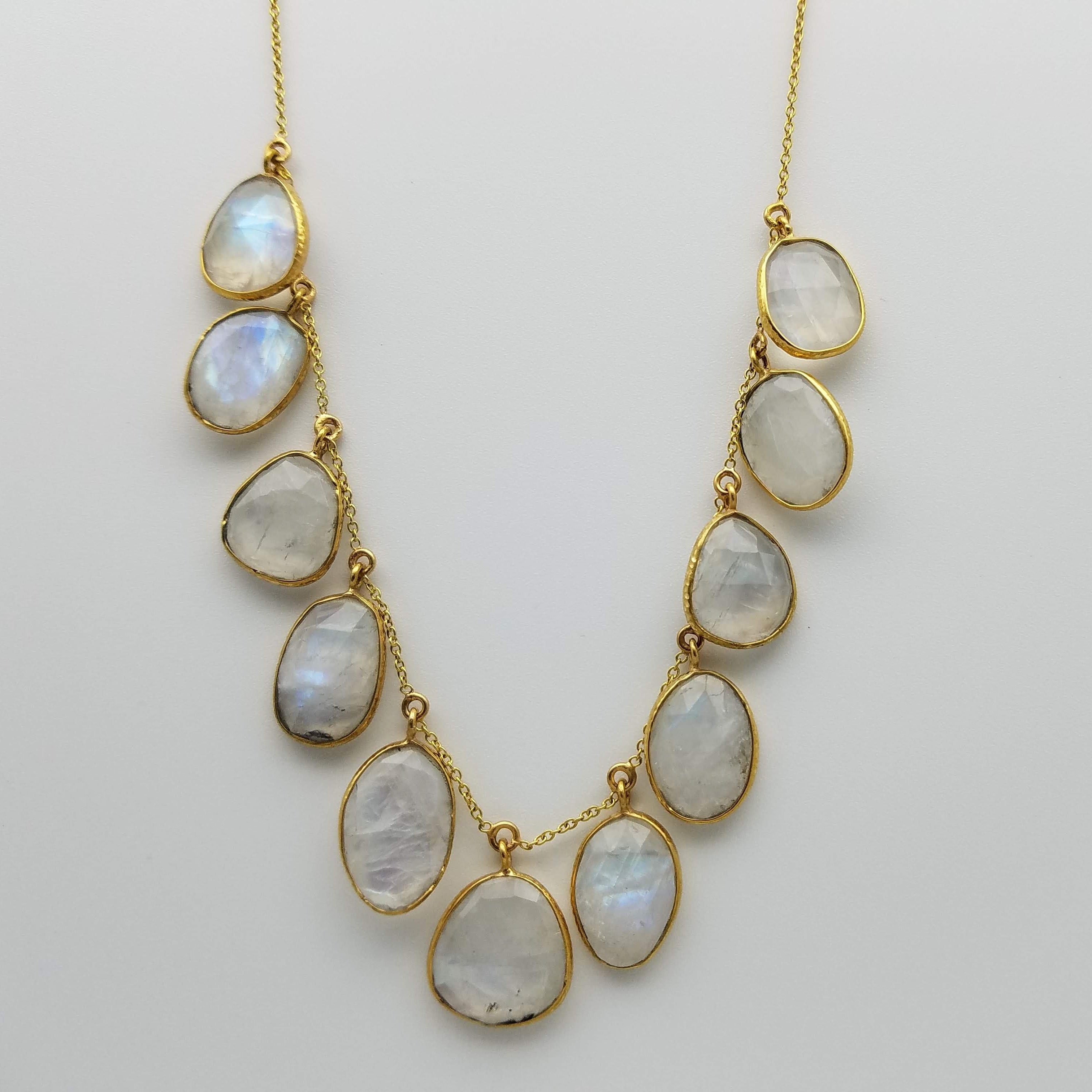 MULTI MOONSTONE GOLD NECKLACE SONIA TONKIN
