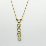 ORGANIC MOONSTONE GOLD NECKLACE