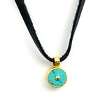 TURQUOISE GOLD CHOCKER
