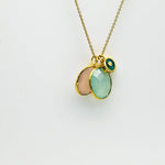 CHALCEDONY GOLD NECKLACE SONIA TONKIN