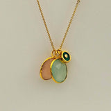 CHALCEDONY GOLD NECKLACE
