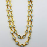 FIRE OPALS SUN NECKLACE