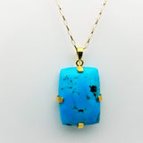TURQUOISE GOLD NECKLACE