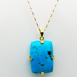 TURQUOISE GOLD NECKLACE