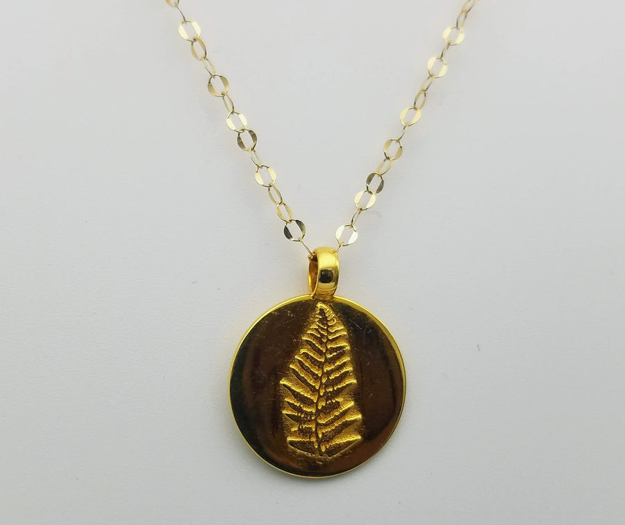 FERN GOLD NECKLACE