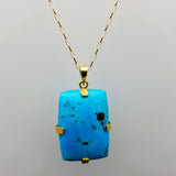 TURQUOISE GOLD NECKLACE