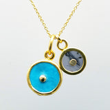 DOS SOL SIGNATURE GOLD NECKLACE