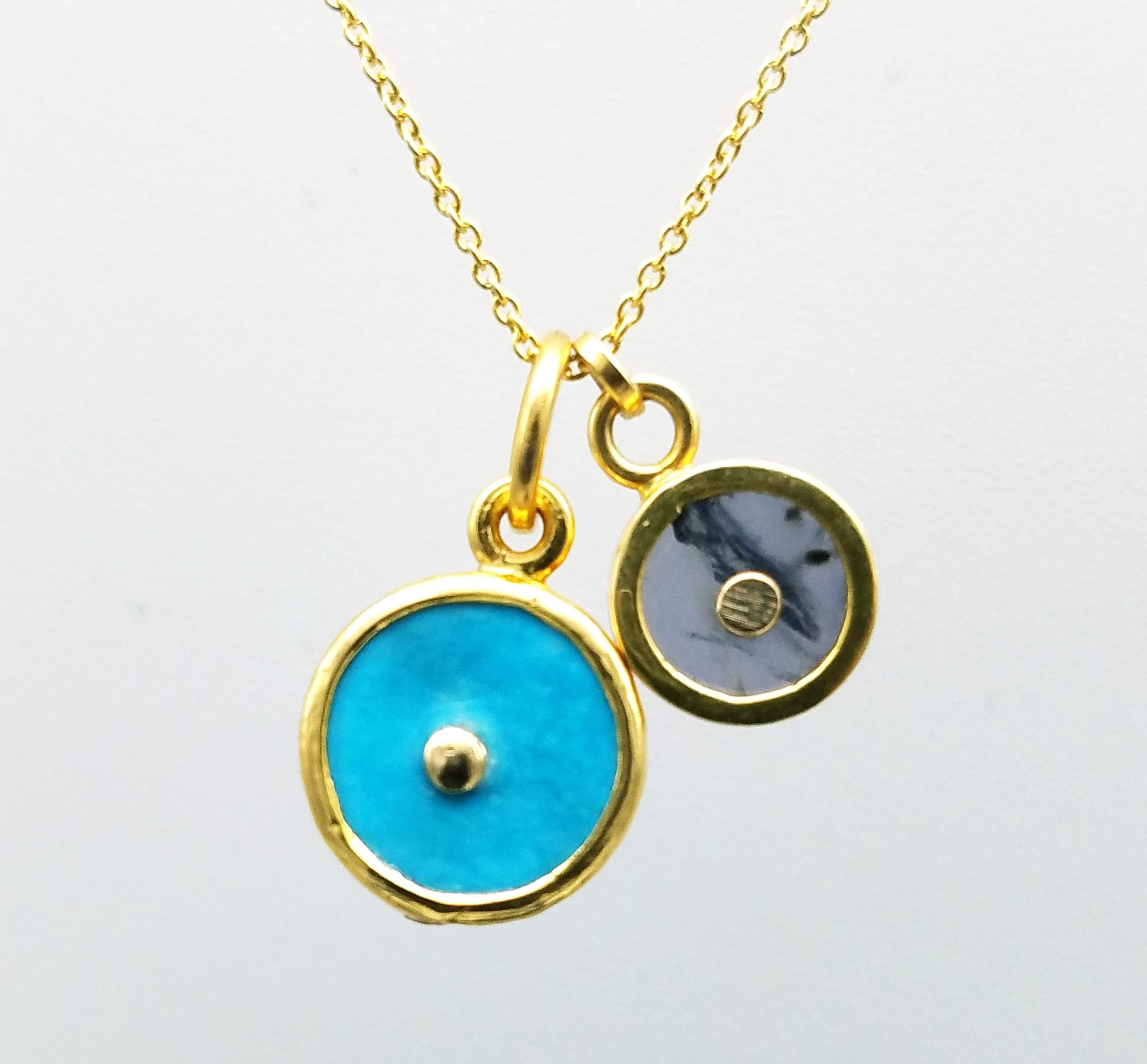DOS SOL SIGNATURE GOLD NECKLACE
