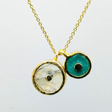 DOS SOL SIGNATURE GOLD NECKLACE