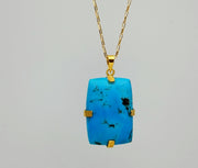 TURQUOISE GOLD NECKLACE SONIA TONKIN