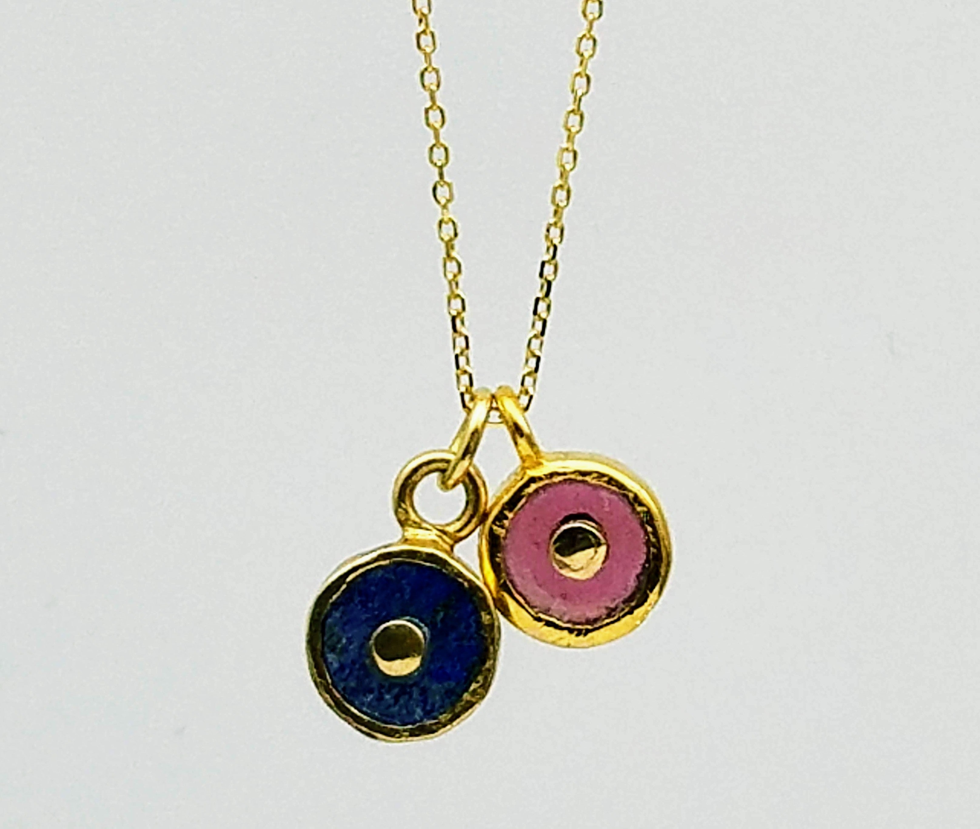 DOS SOL SIGNATURE GOLD NECKLACE