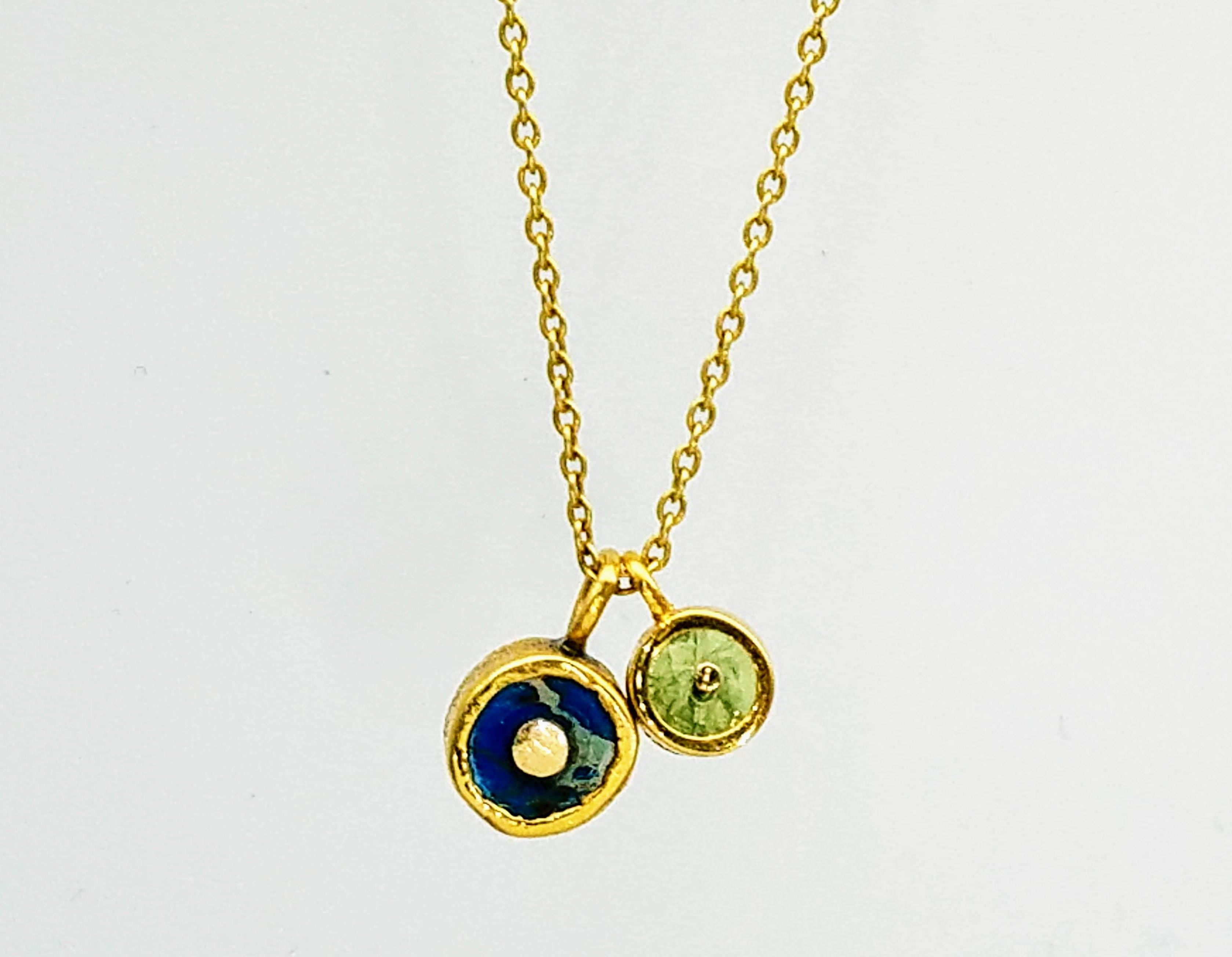 DOS SOL SIGNATURE GOLD NECKLACE