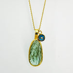 GREEN BERYL GOLD NECKLACE SONIA TONKIN