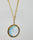 BLUE TOPAZ GOLD NECKLACE