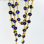 LAPIZ LAZULI SIGNATURE GOLD NECKLACE SONIA TONKIN