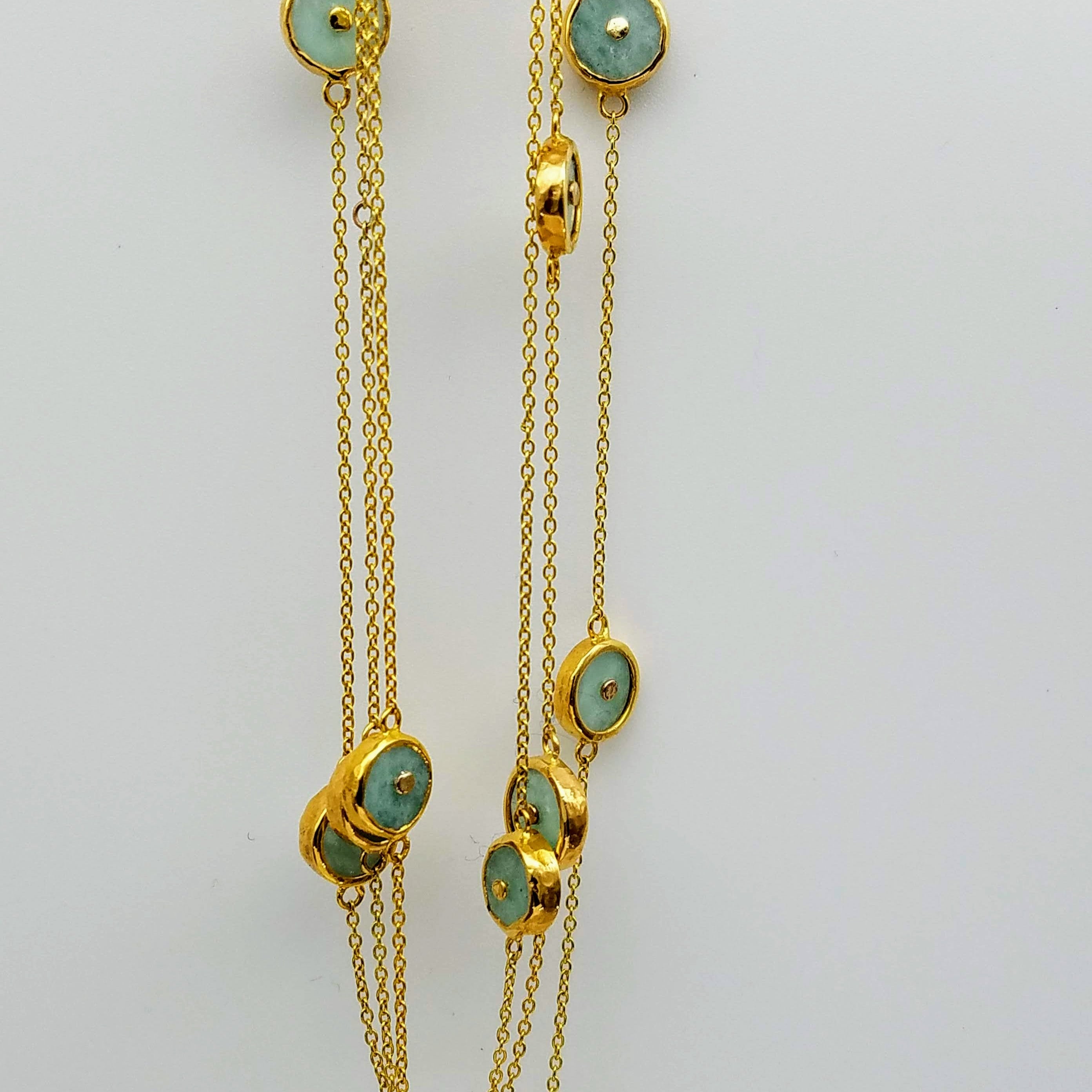 FIRE OPAL GOLD NECKLACE SONIA TONKIN