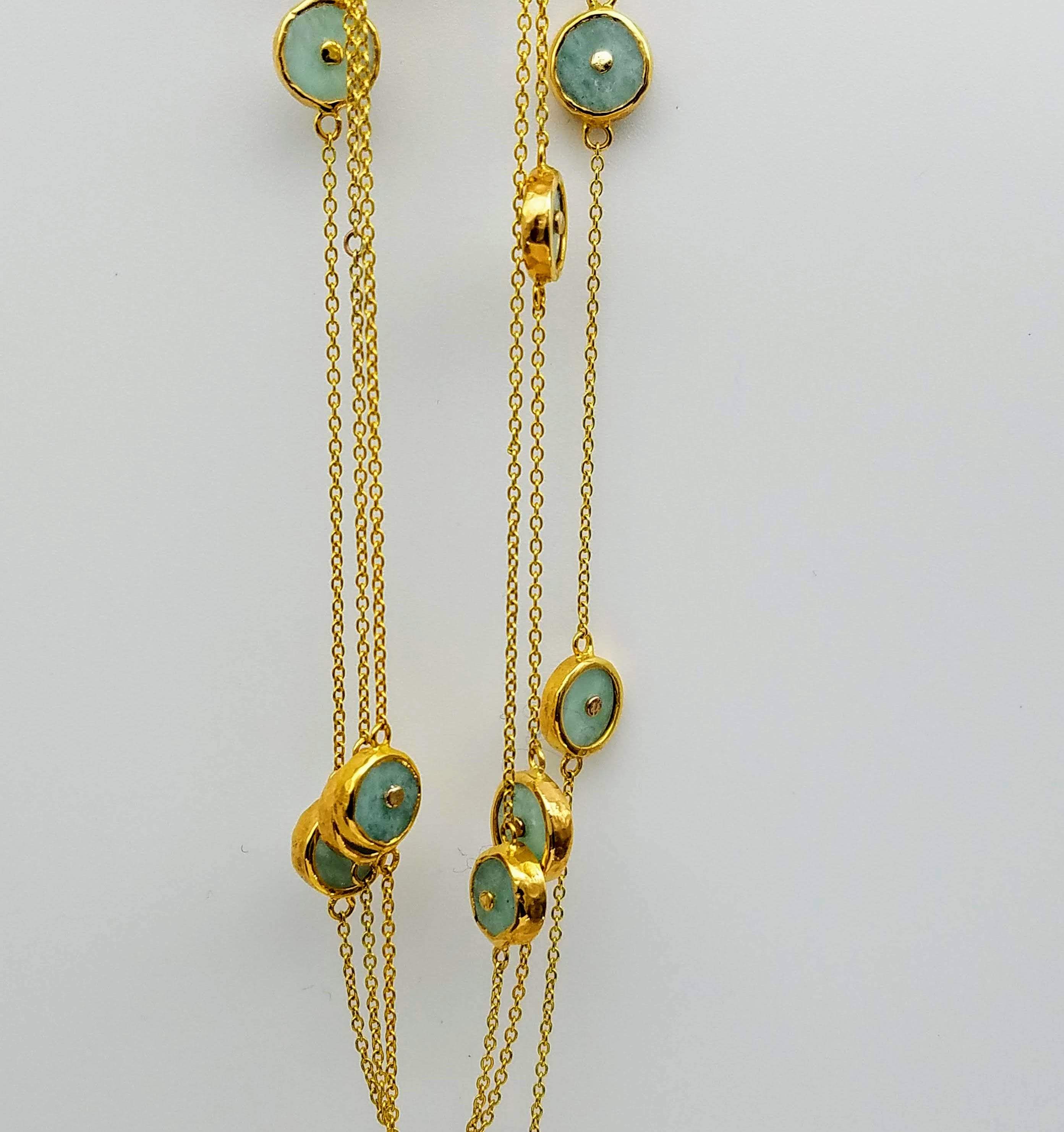 FIRE OPAL GOLD NECKLACE SONIA TONKIN