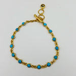 TURQUOISE GOLD BRACELET SONIA TONKIN