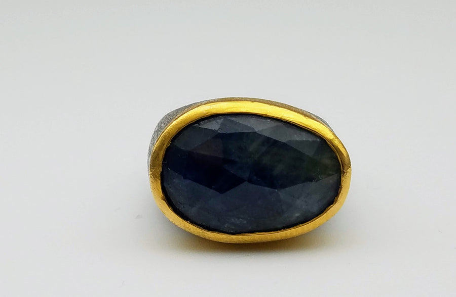 SAPPHIRE GOLD MIO RING