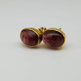 TOURMALINE GOLD EARRINGS