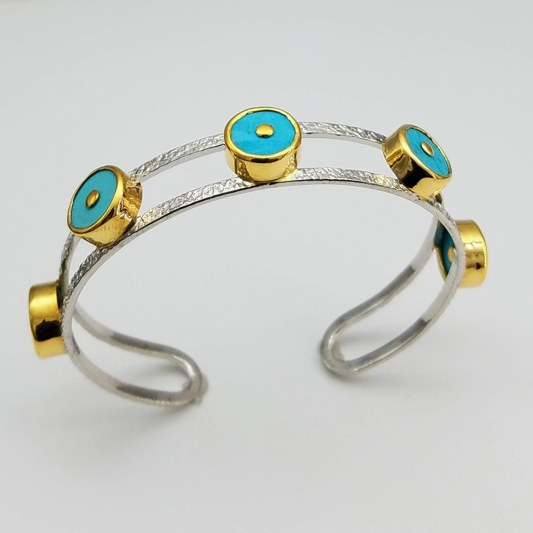 TURQUOISE SIGNATURE BANGLE SONIA TONKIN