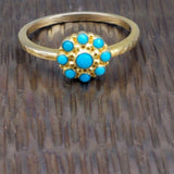 TURQUOISE GOLD RING