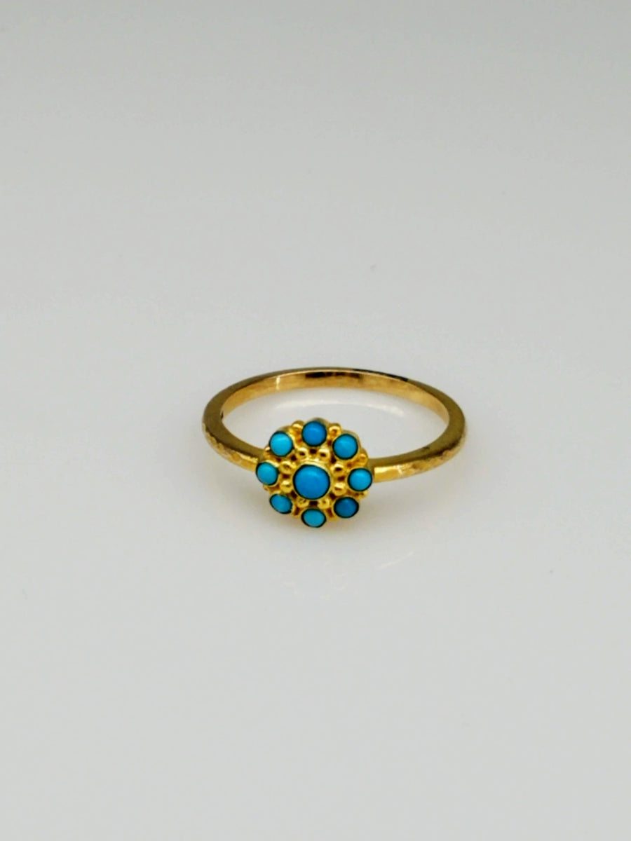 TURQUOISE GOLD RING