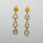 POLKI CUT MOONSTONES STUD EARRINGS