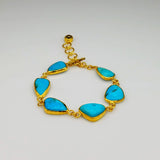 TURQUOISE GOLD BRACELET