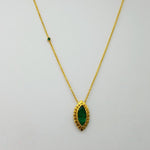 EMERALD GOLD NECKLACE