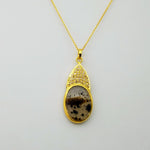 DENDRITE DIAMONDS GOLD NECKLACE SONIA TONKIN