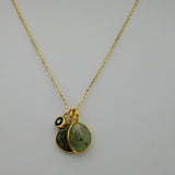 BERYL TRIO GOLD NECKLACE