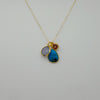 CHALCEDONY  GOLD NECKLACE SONIA TONKIN