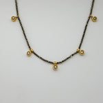 PYRITE MOONSTONE GOLD SUN CHOKER SONIA TONKIN