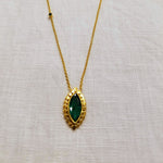 EMERALD GOLD NECKLACE SONIA TONKIN