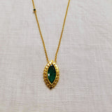 EMERALD GOLD NECKLACE SONIA TONKIN