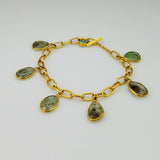 BERYL GOLD LINKS BRACELET
