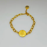 FERN GOLD LINKS BRACELET