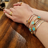 TURQUOISE SIGNATURE BANGLE