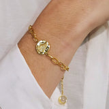 FERN GOLD LINKS BRACELET