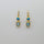 SLEEPING BEAUTY BLUE TOPAZ EARRINGS