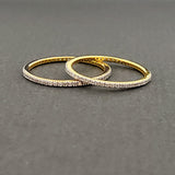 MICRO PAVE DIAMONDS GOLD RING