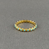 TURQUOISE 14KT GOLD RING