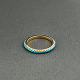 TURQUOISE 14KT GOLD RING