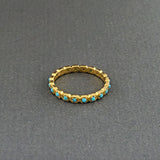 TURQUOISE 14KT GOLD RING