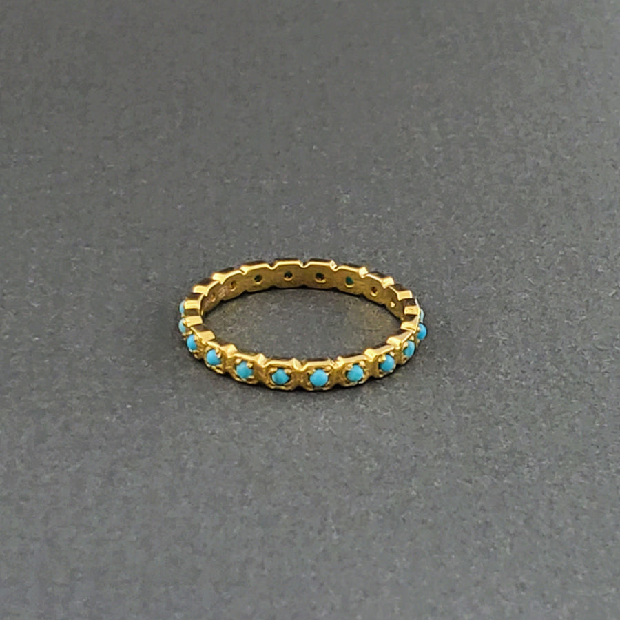 TURQUOISE 14KT GOLD RING