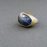 SAPPHIRE GOLD MIO RING